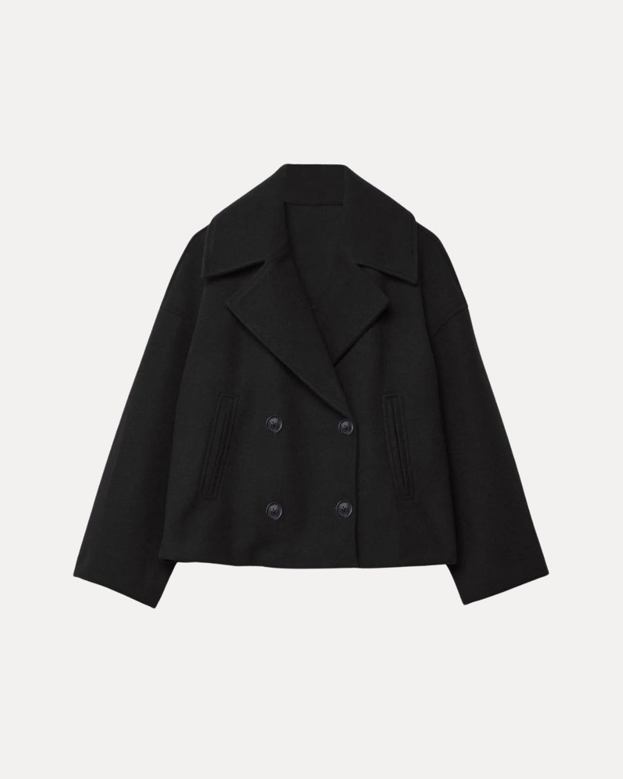 Heritage Cropped Wool Coat