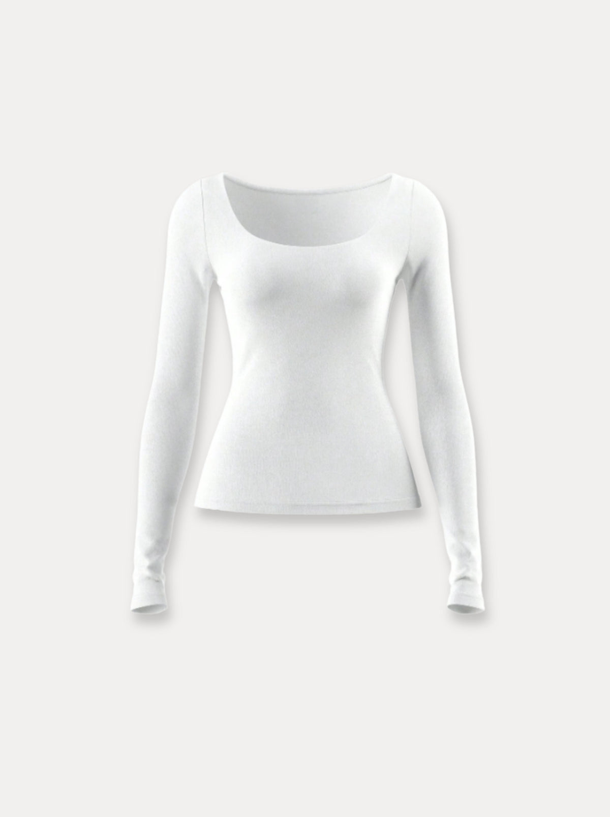 True Scoop Tee – Wit