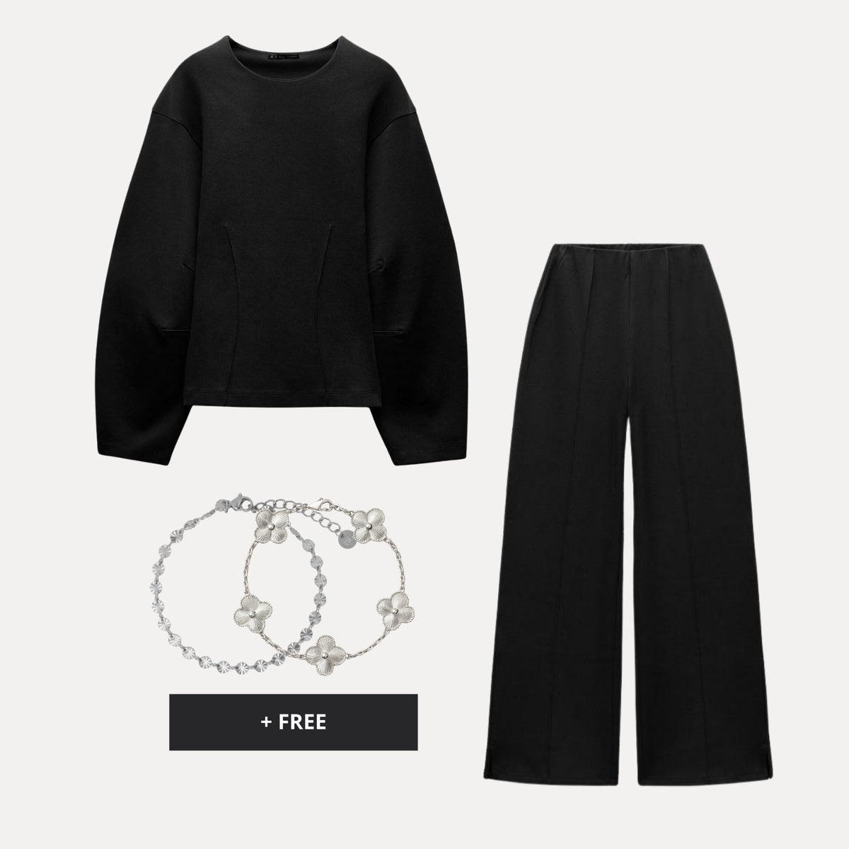 Viral Outfit - Nightfall Comfort