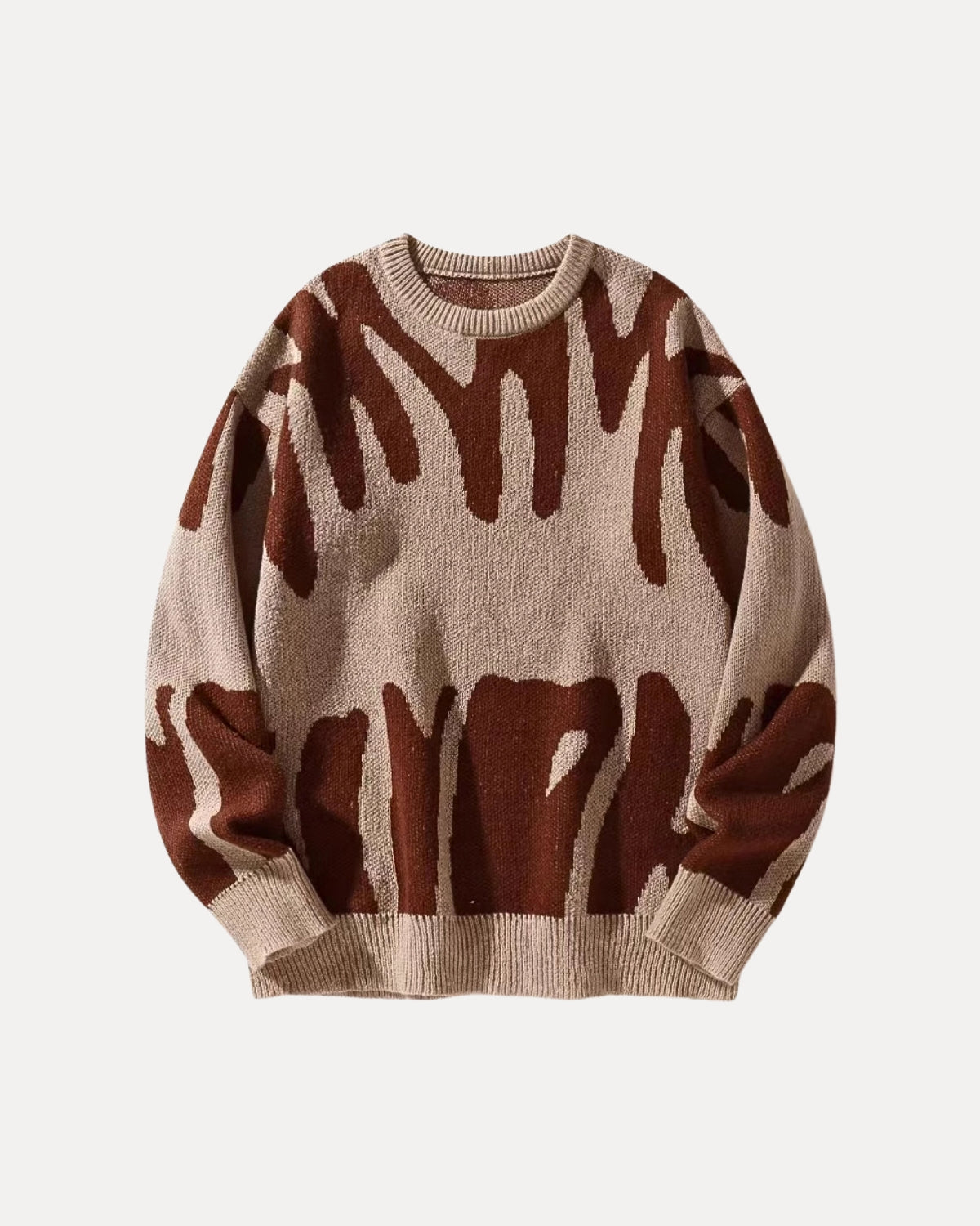 Pattern Knit Sweater – Bruin