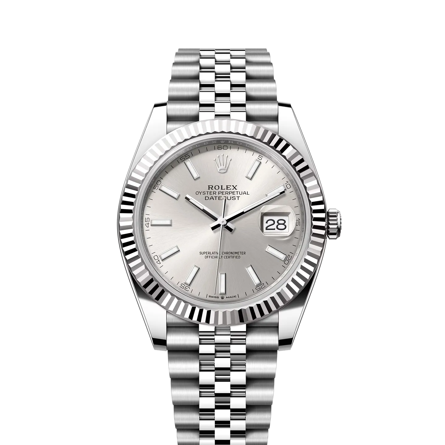 ROLEX DATEJUST SILVER
