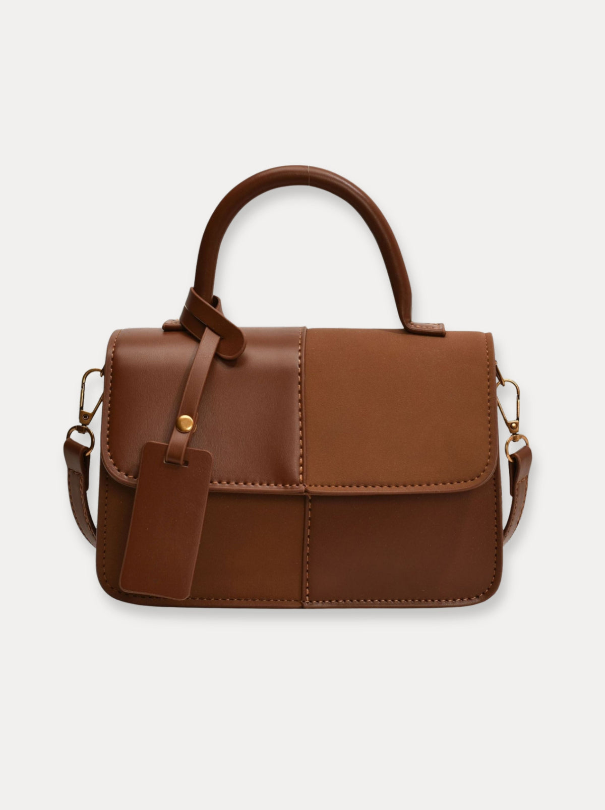 Structured Top Handle Bag