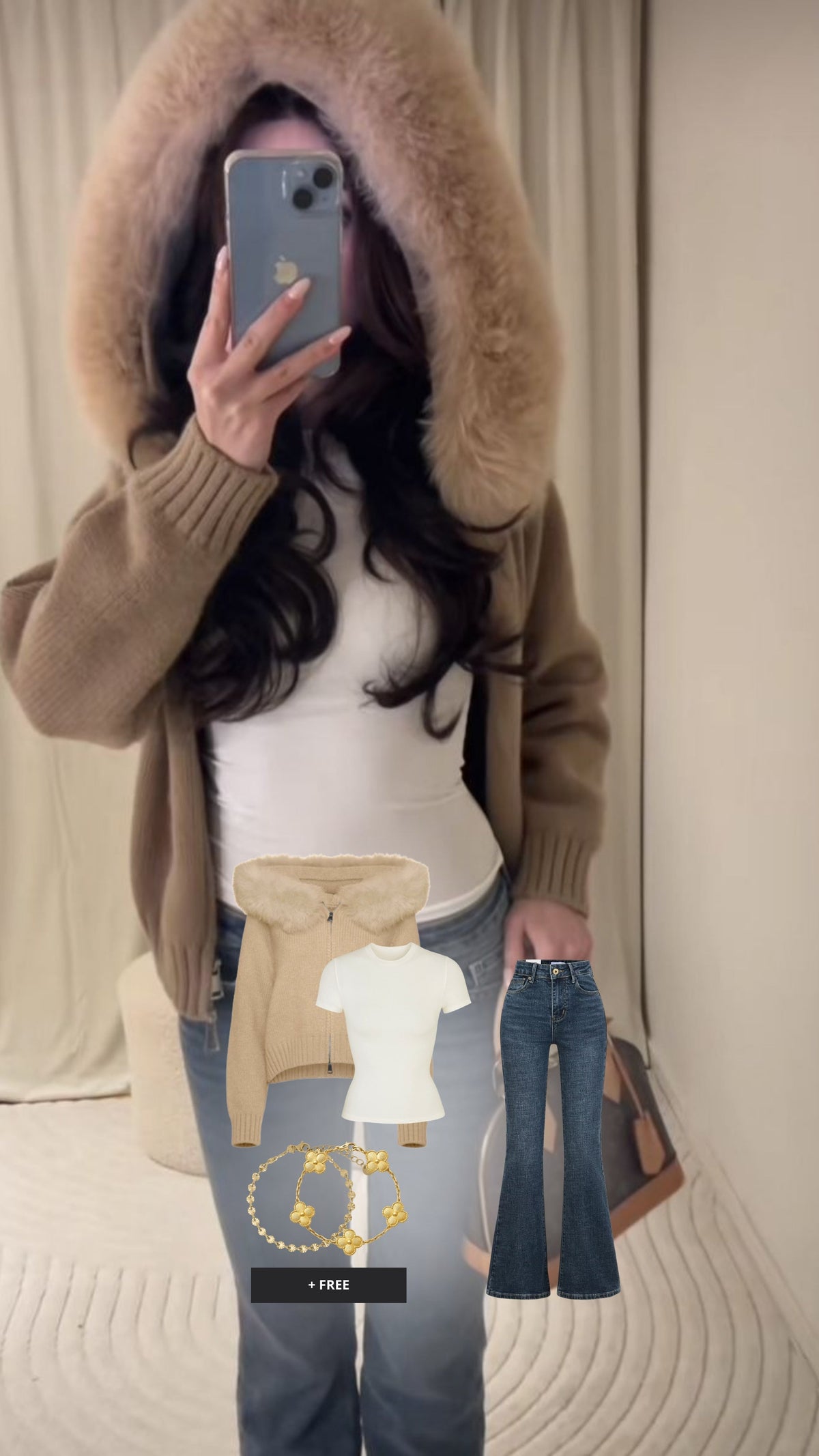 Viral Outfit - Winter Cream