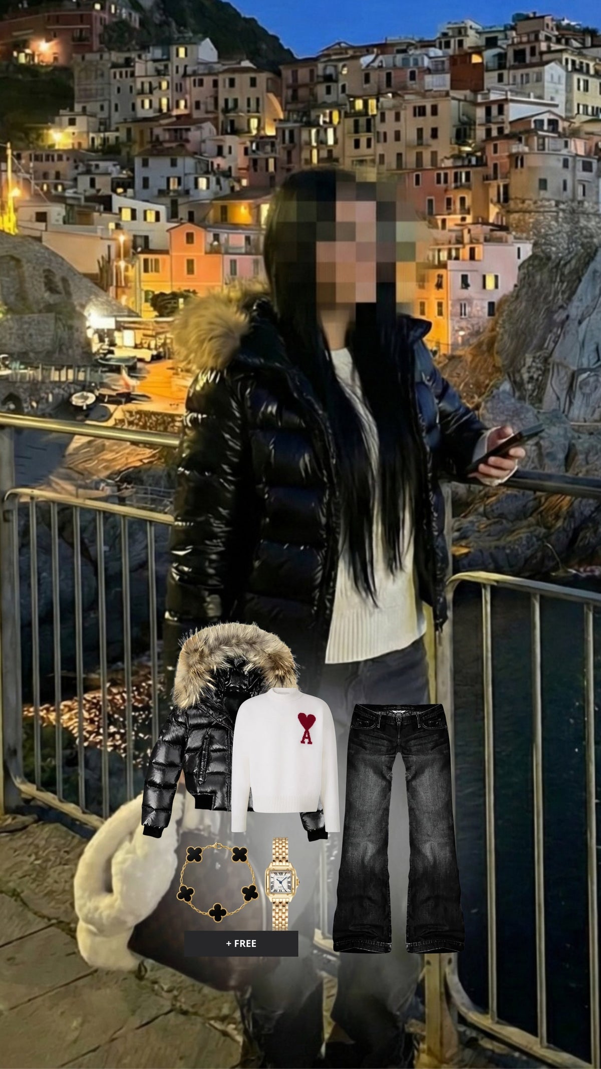 Viral Outfit - Midnight Frost