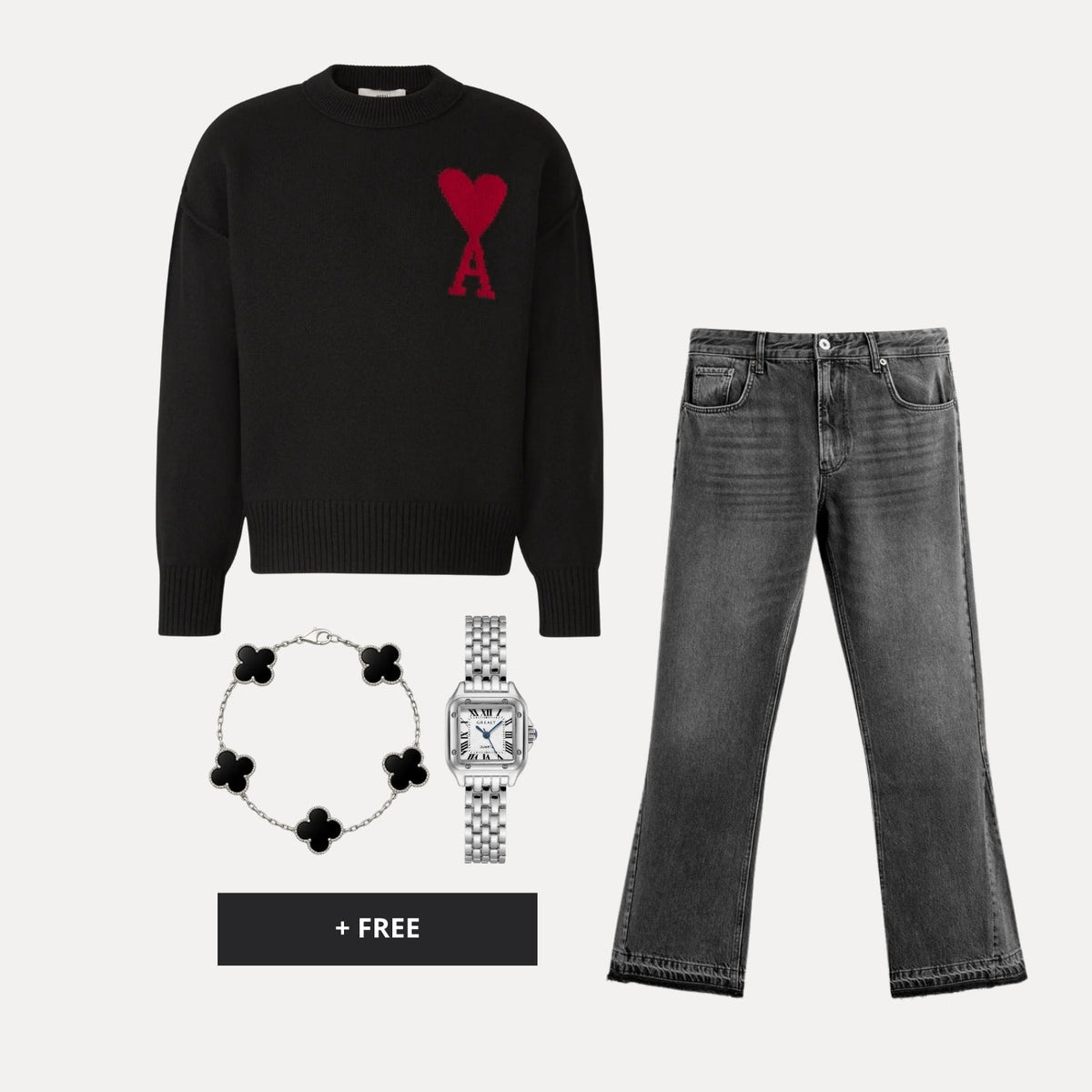 Viral Outfit - Crimson Ash