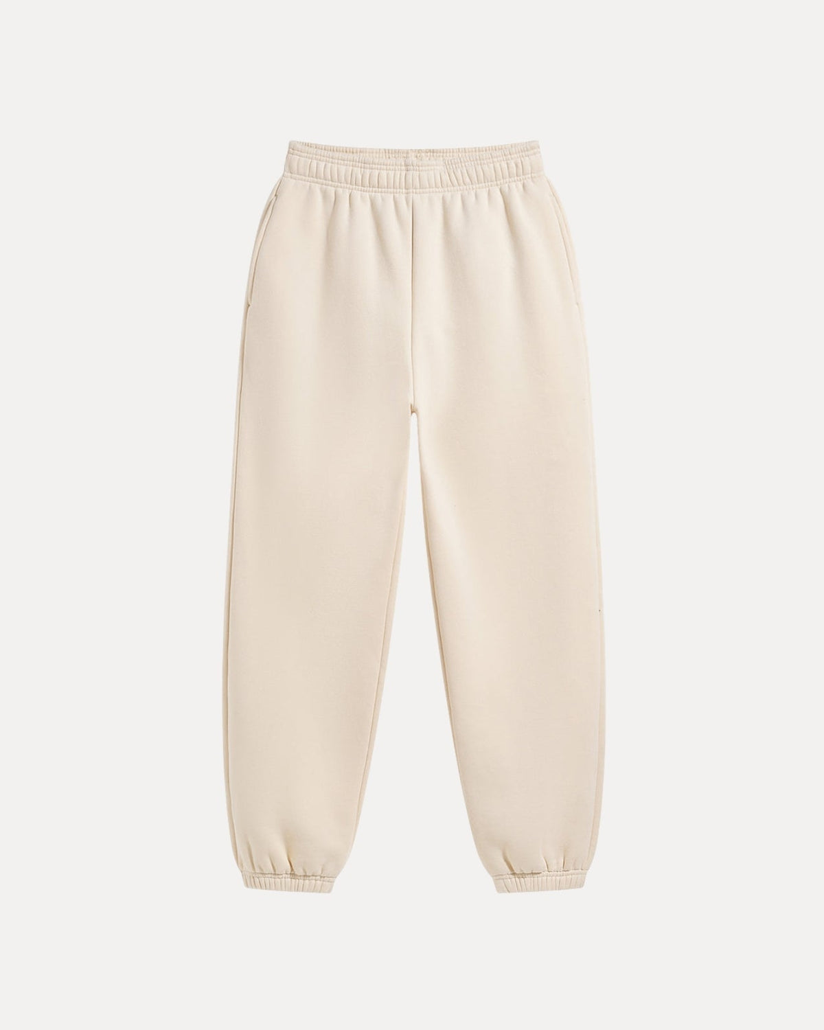 Cuffed Joggers – Beige