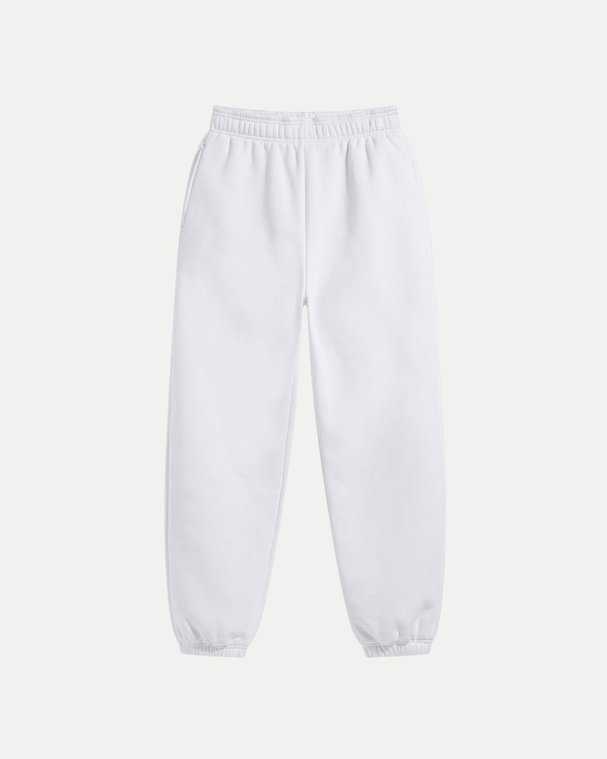 Cuffed Joggers – Wit