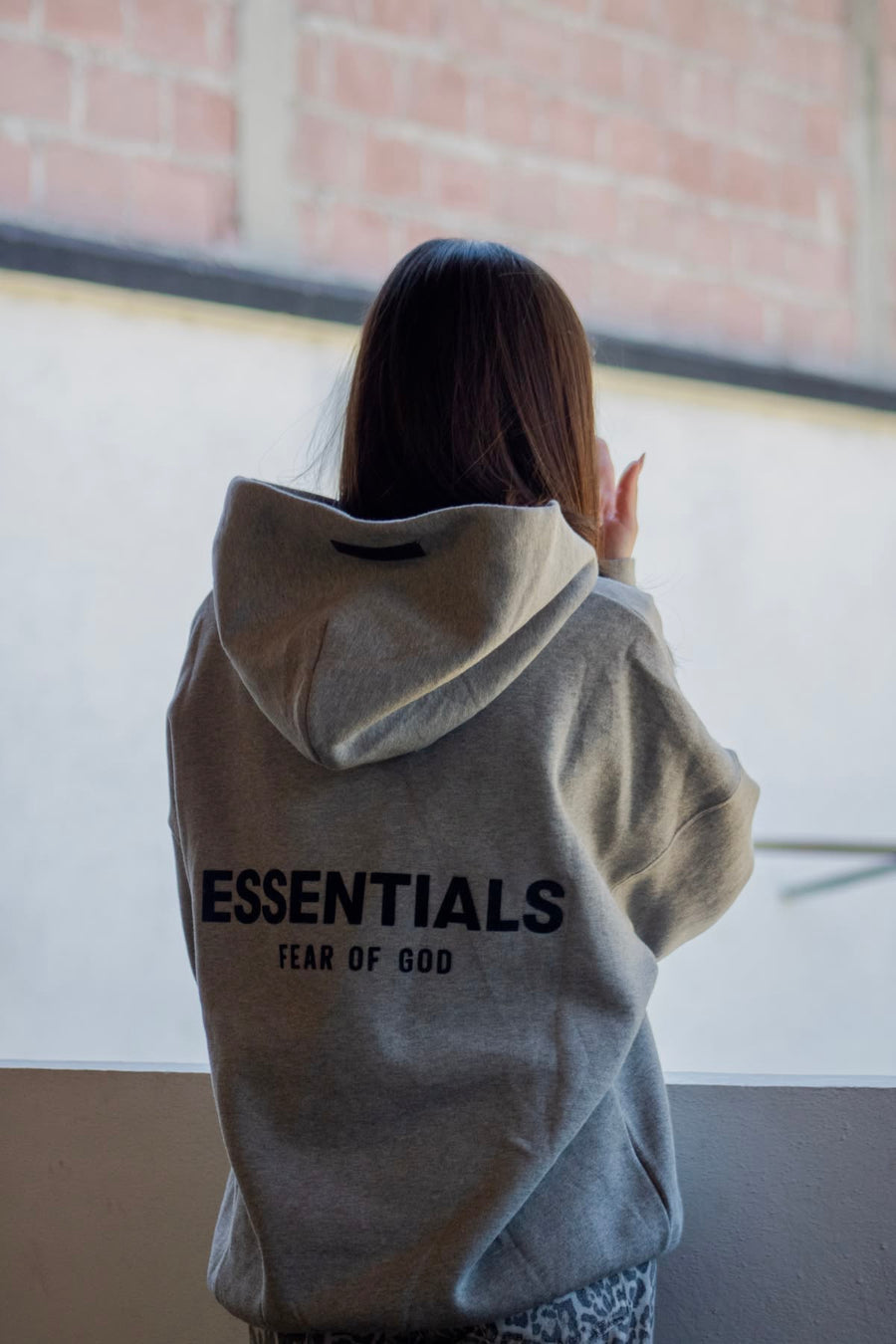 Essentials SS22 Hoodie Dark Oatmeal - Donkergrijs (Kopie)