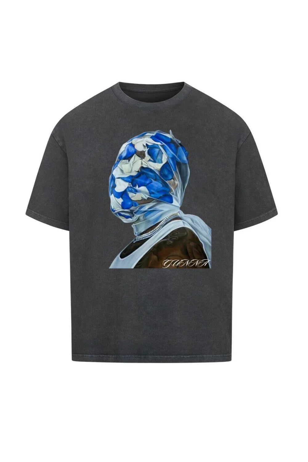 Wunna – T-shirt by Laceup Fashion – Grijs