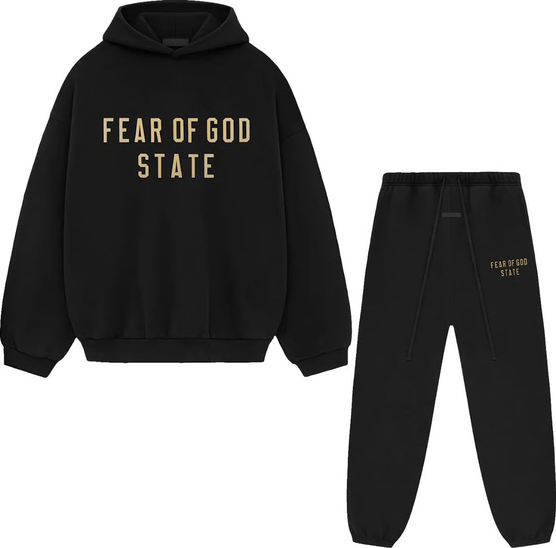 Fear of God Essentials State Set – Heather Grey | Hoodie & Jogger – productfoto 1