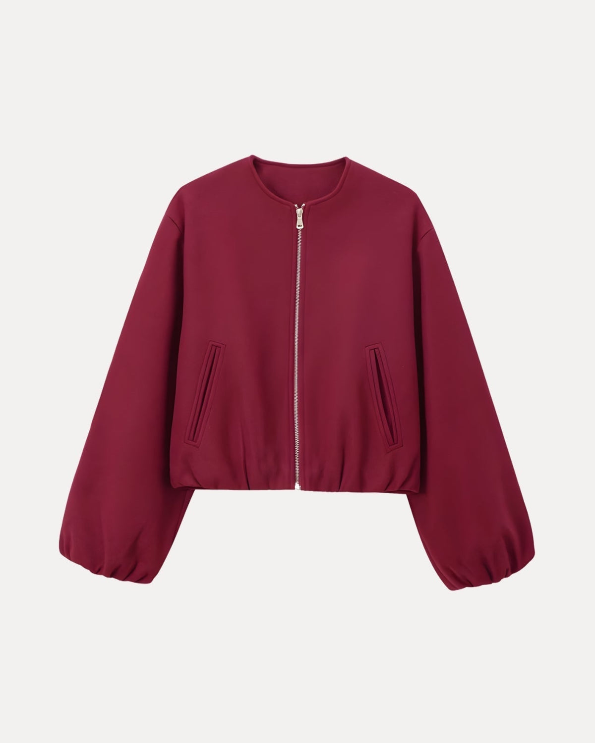 Bubble Zip Jacket – Paars