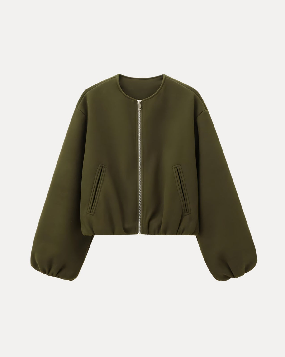 Bubble Zip Jacket – Groen