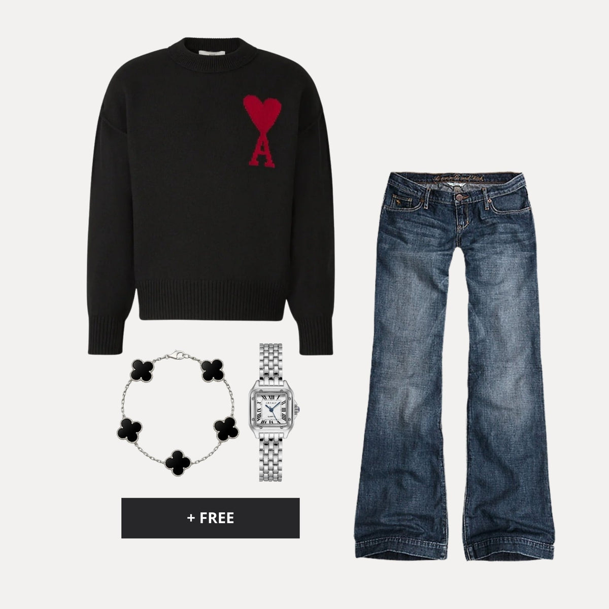 Viral Outfit - Crimson Night