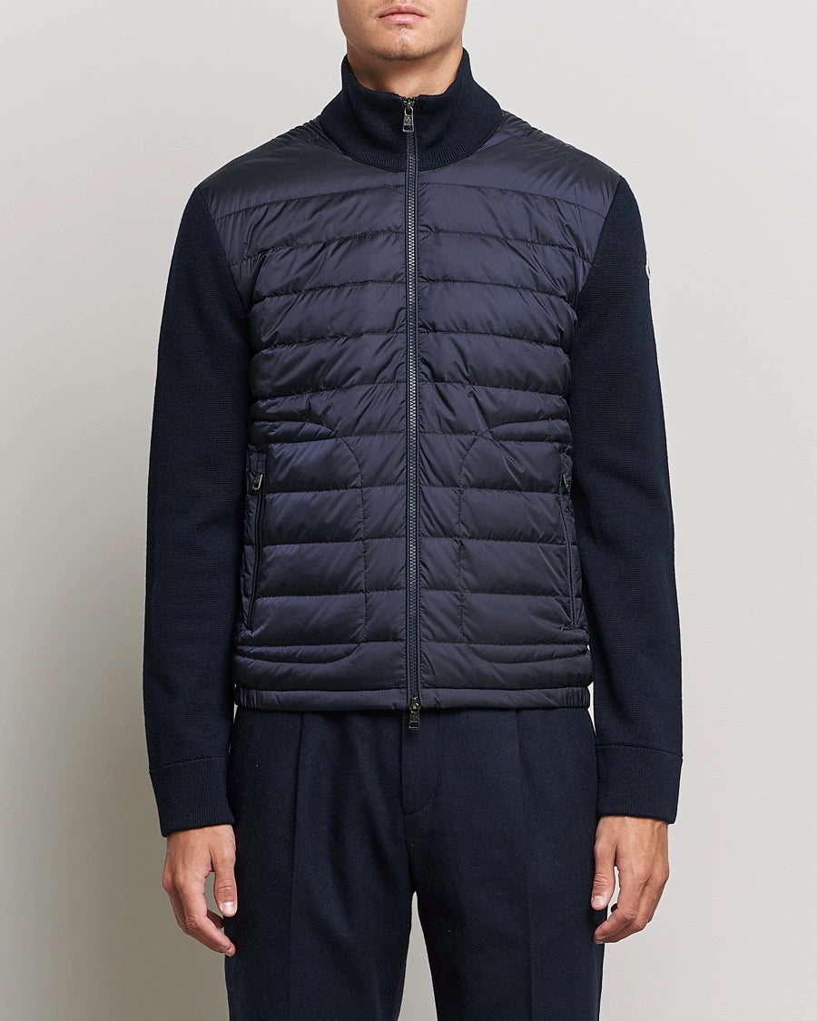 Moncler Cardigan Navy Blue
