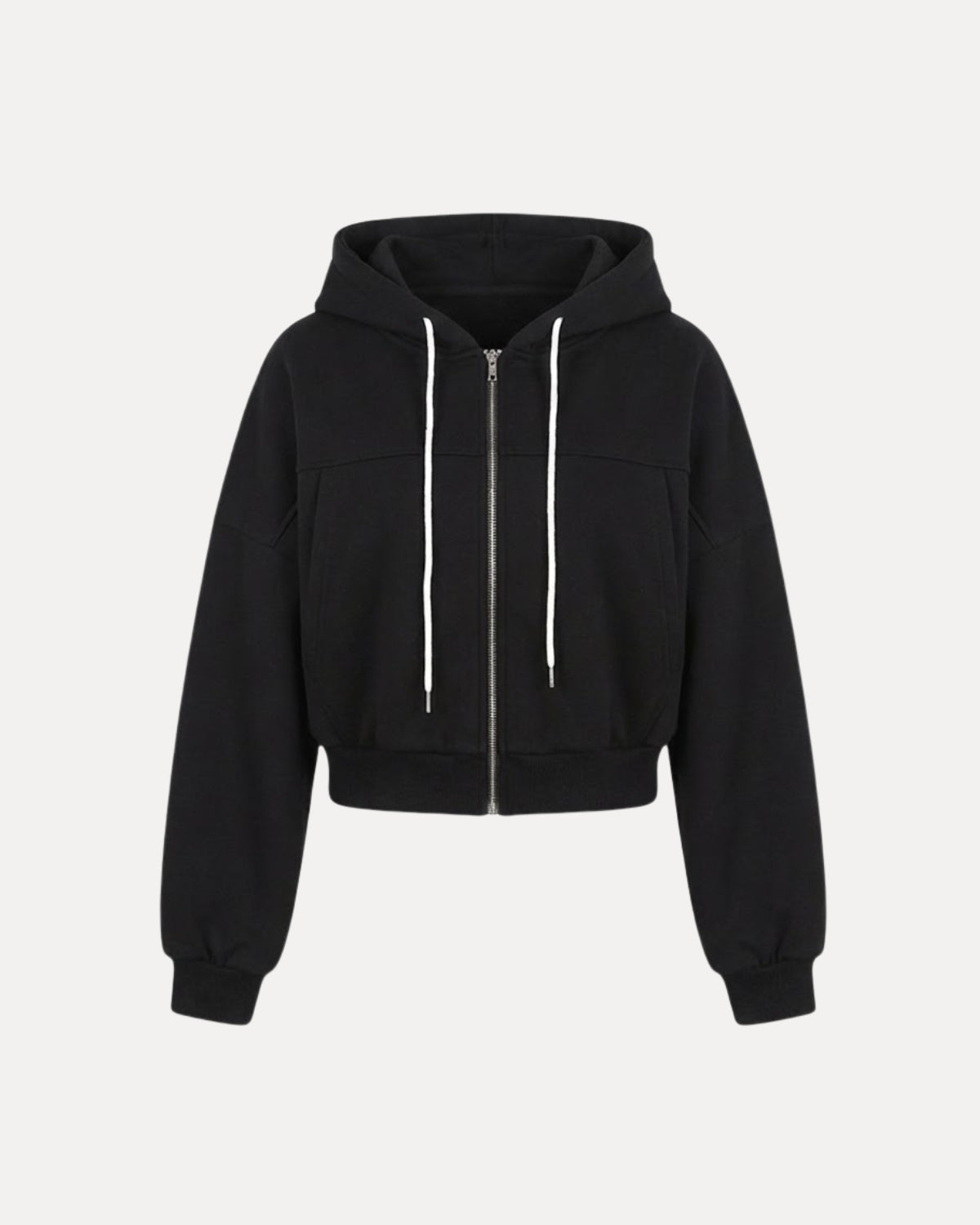 Lowlight Zip Hoodie – Zwart