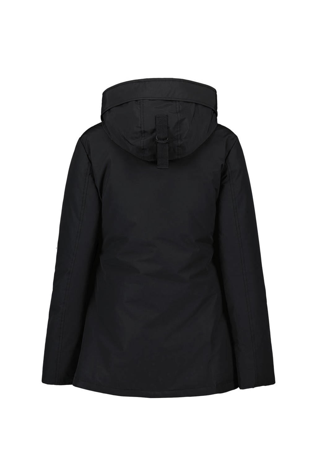 Airforce gewatteerde winterjas 4 POCKET PARKA zwart