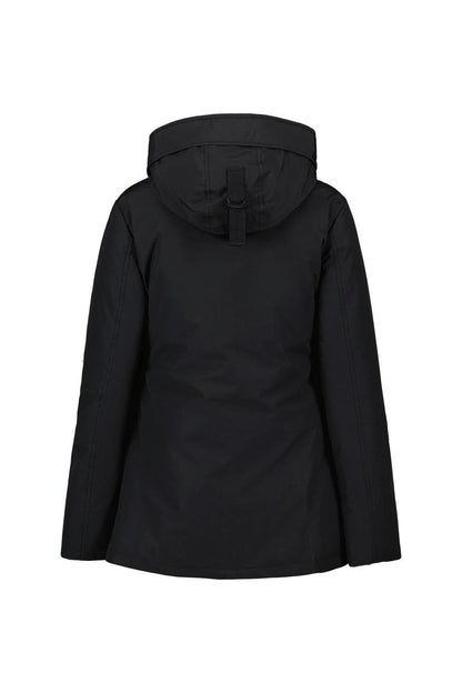 Airforce gewatteerde winterjas 4 POCKET PARKA zwart
