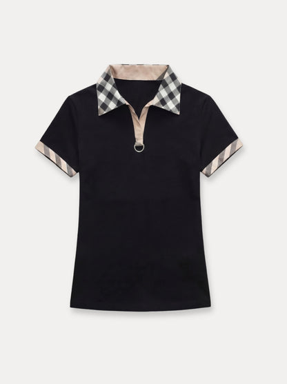 Checked Polo