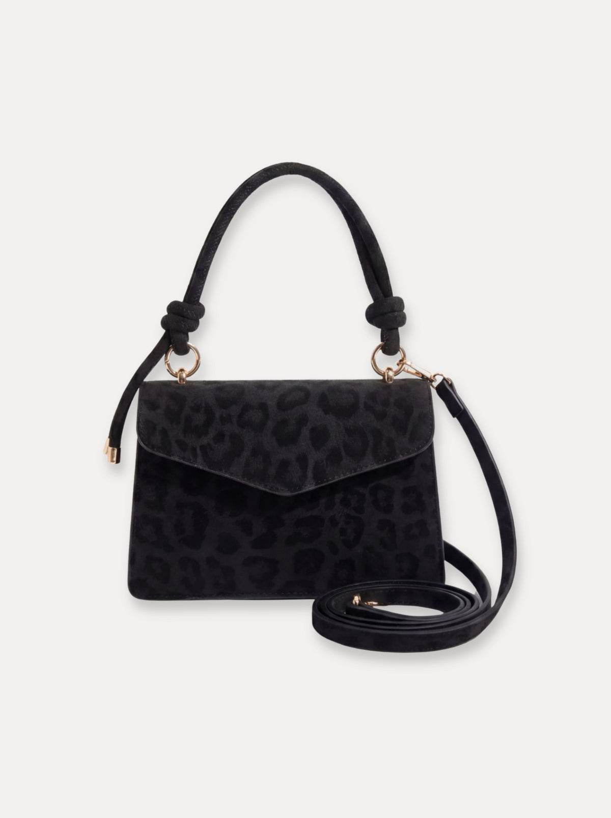 Lyra Mini Top Handle Bag – Zwart