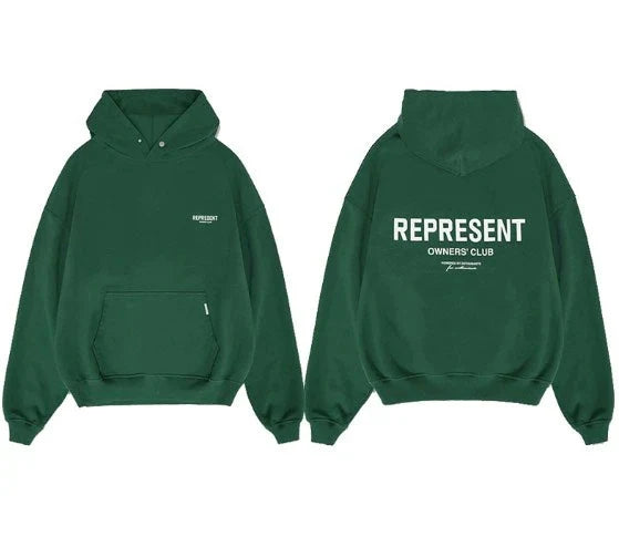 Represent Hoodie – Grijs – productfoto 4