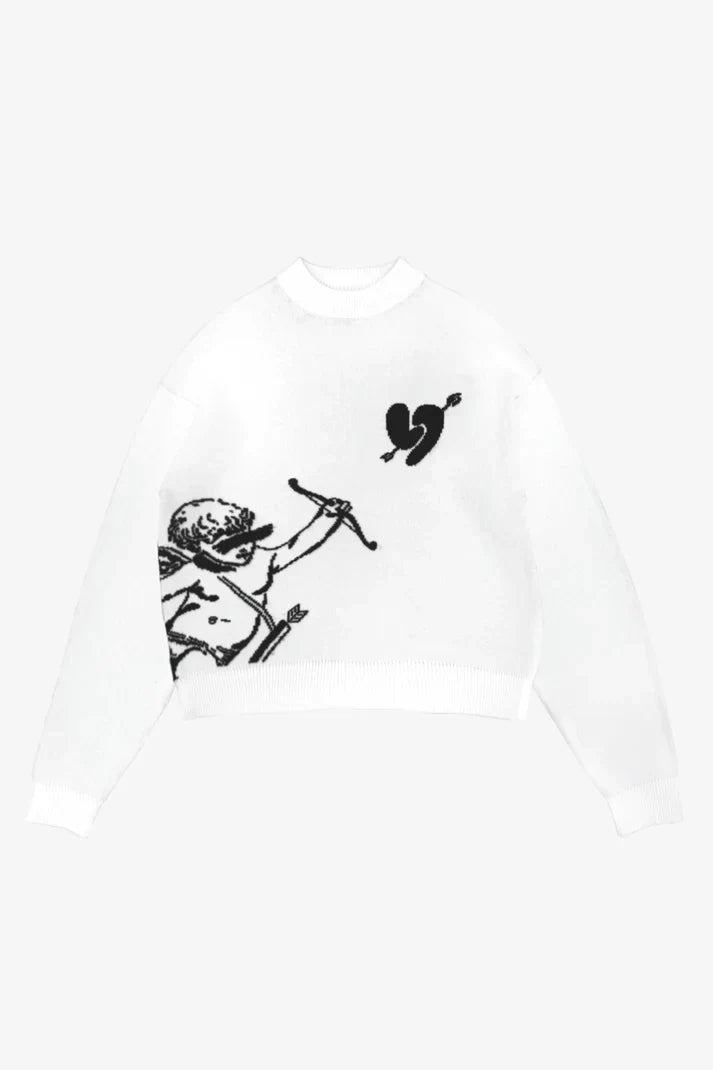 Arrow - Heart Sweater – Wit