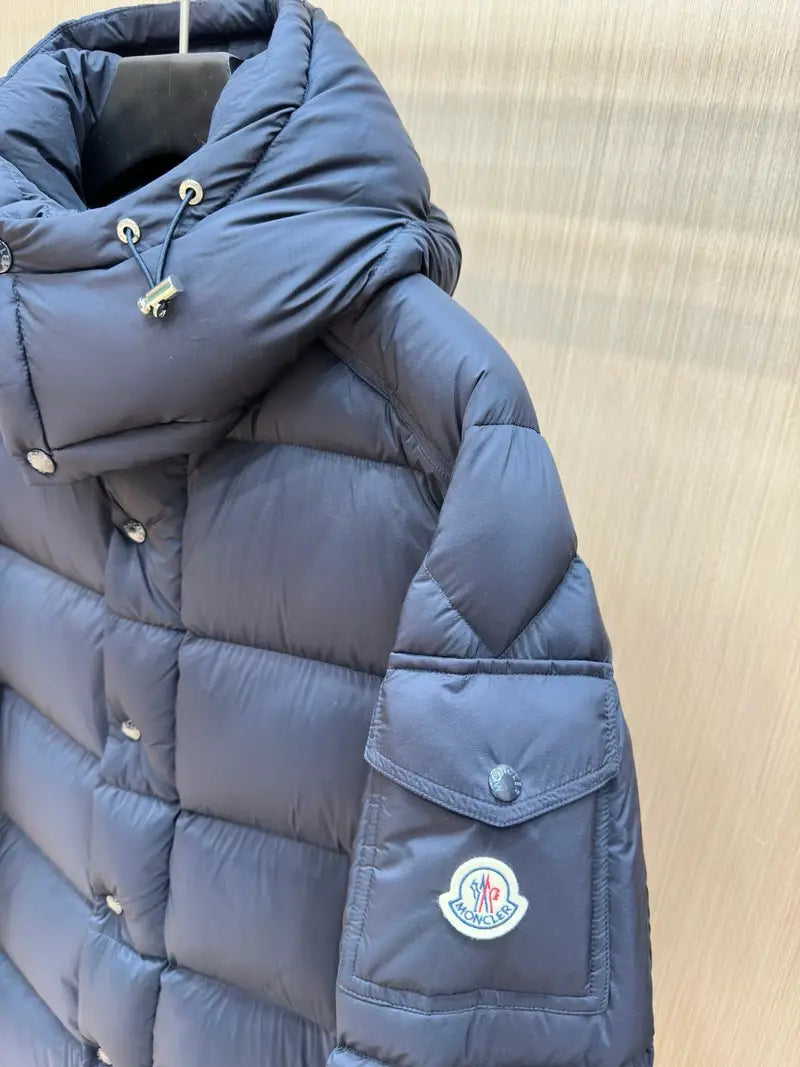 Moncler Vezere Down Jacket Navy Blue – productfoto 3
