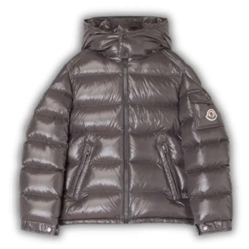 Moncler Maya Hooded Down Jacket Grey – productfoto 1