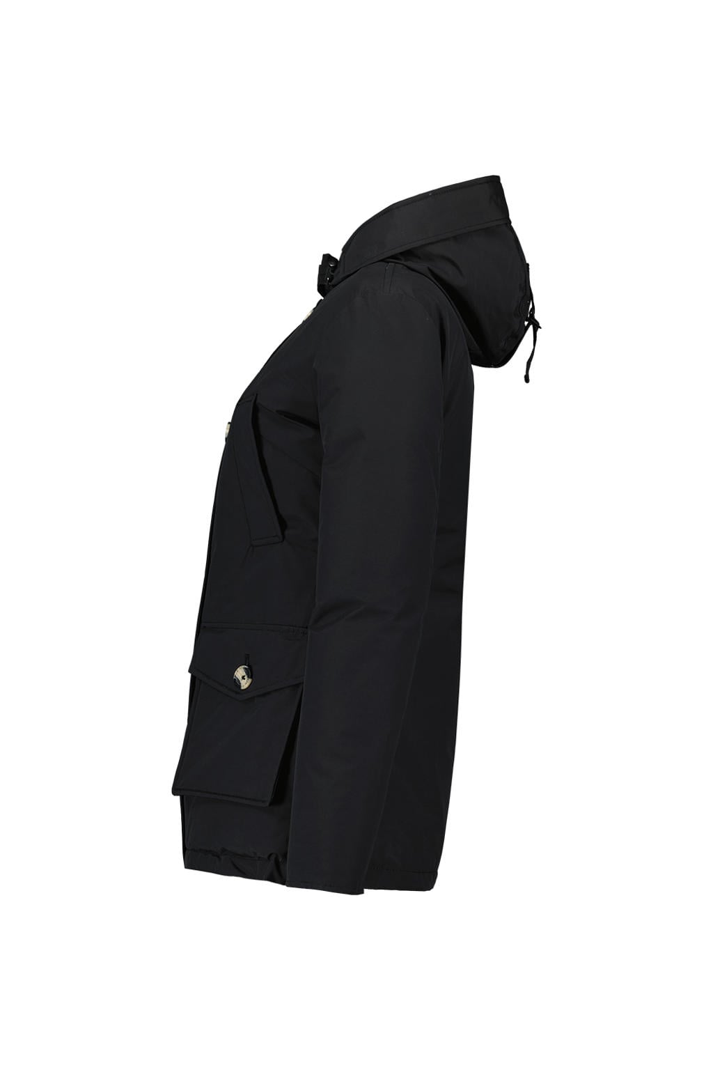 Airforce gewatteerde winterjas 4 POCKET PARKA zwart
