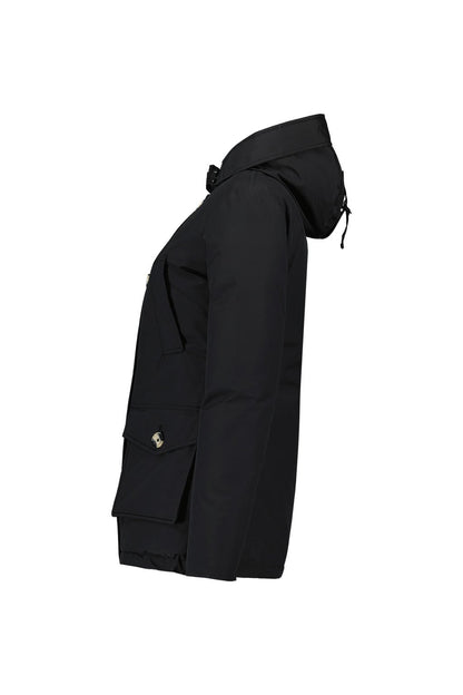 Airforce gewatteerde winterjas 4 POCKET PARKA zwart