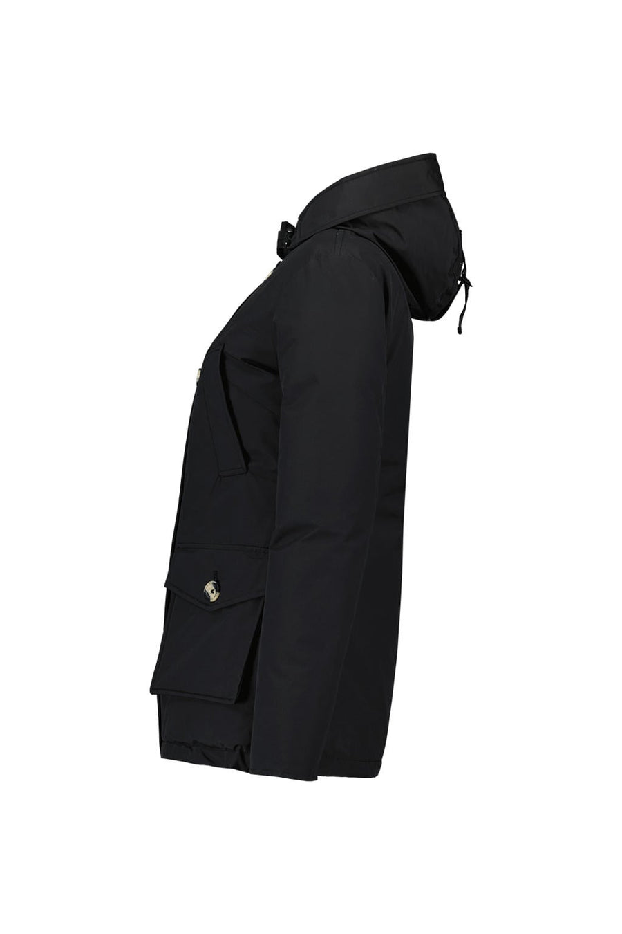 Airforce gewatteerde winterjas 4 POCKET PARKA zwart