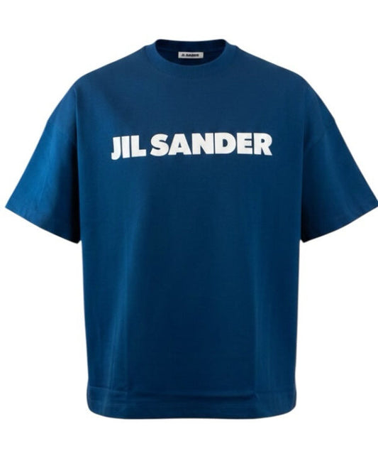Jil Sander T-shirt Noir Rose Bleu marine