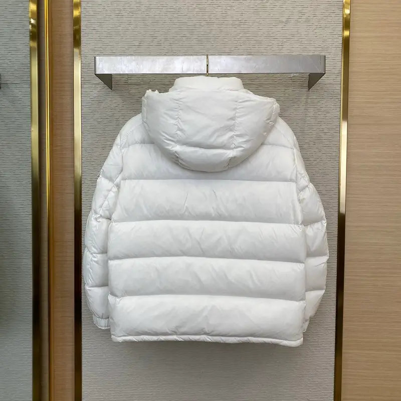 Moncler Maya Hooded Down Jacket Off-White – productfoto 3