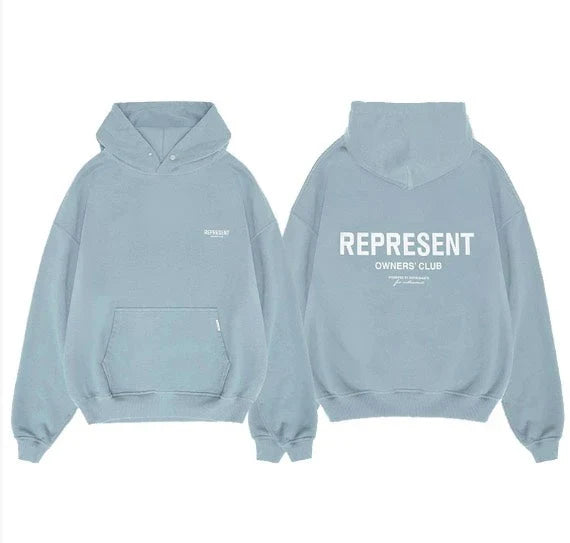 Represent Hoodie – Blauw – productfoto 4