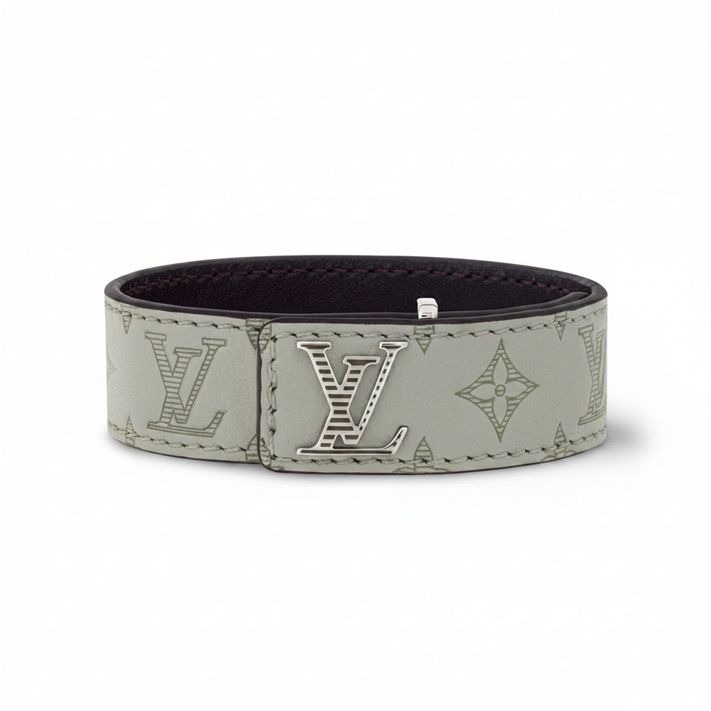White Lv slim bracelet