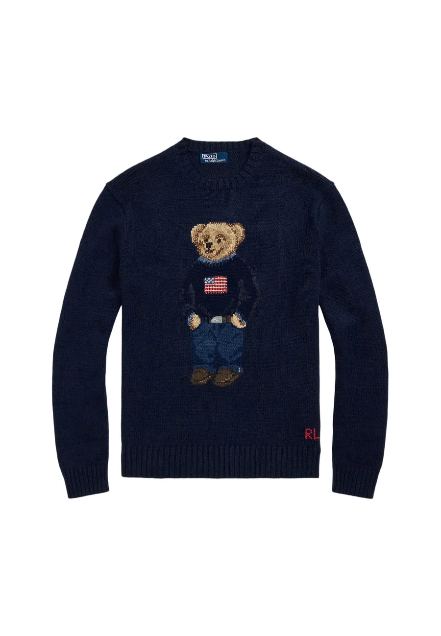 Ralph Lauren Polo Bear Trui — Marineblauw – productfoto 1