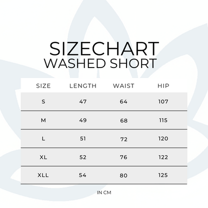 Onyx – Washed Shorts by Laceup Fashion