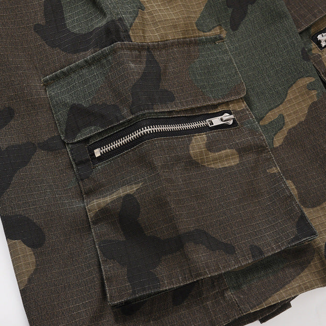 Guard – Camo Shorts by Laceup Fashion