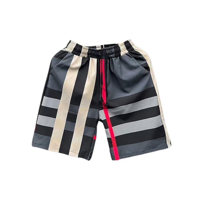 Chequered Navy – Shorts by Laceup Fashion