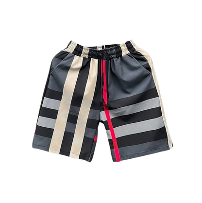 Chequered Navy – Shorts by Laceup Fashion