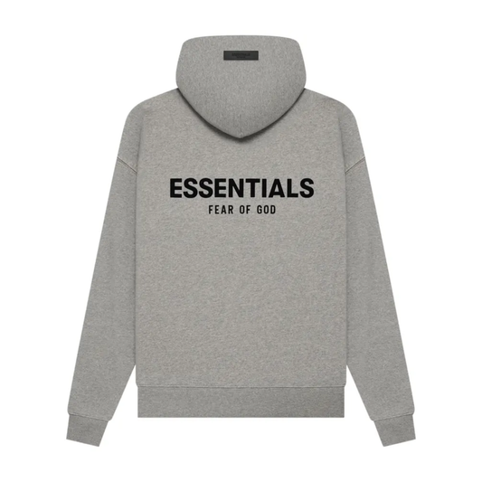 Essentials Stretch Limo Hoodie Dark Oatmeal - Donkergrijs