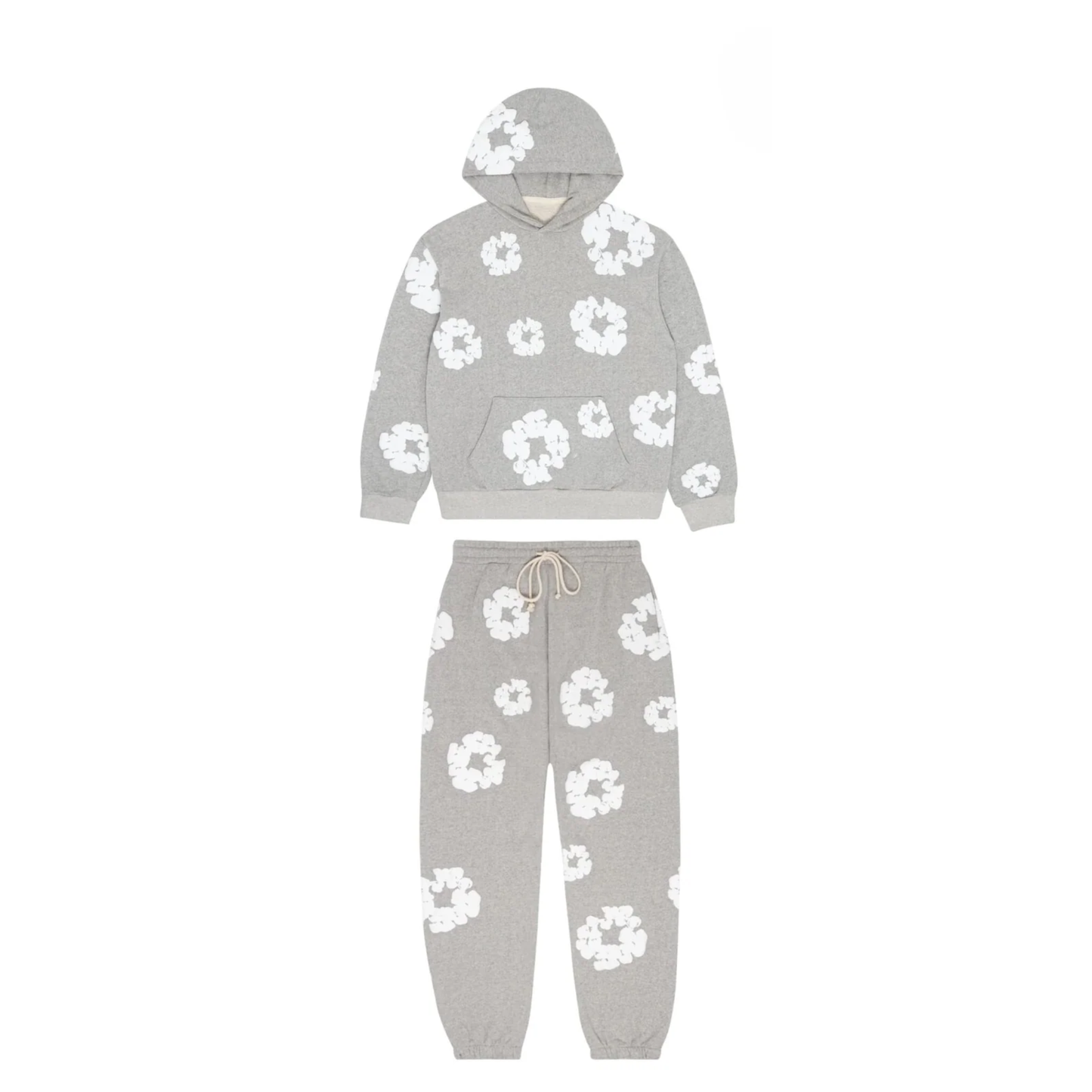 Denim Tears Set Lichtgrijs