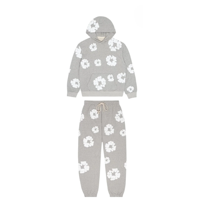 Denim Tears Set Lichtgrijs