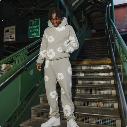 Denim Tears Set Lichtgrijs