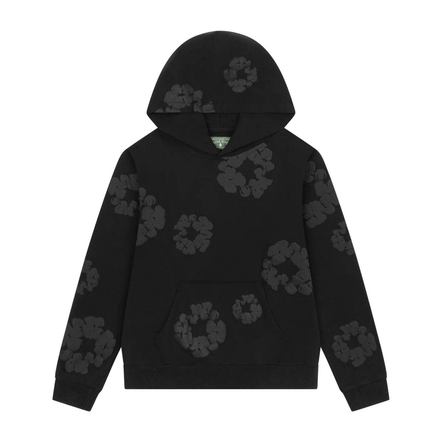 Denim Tears Hoodie Zwart Monochrome