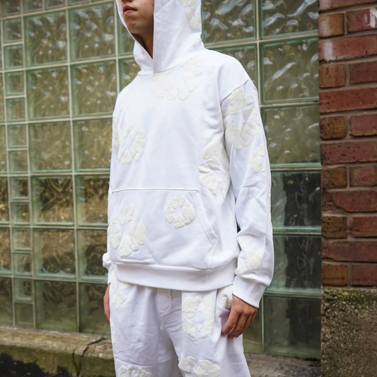 Denim Tears Hoodie Wit Monochrome