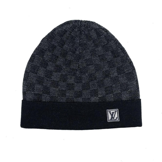 LV Muts Donkergrijs Blokjes