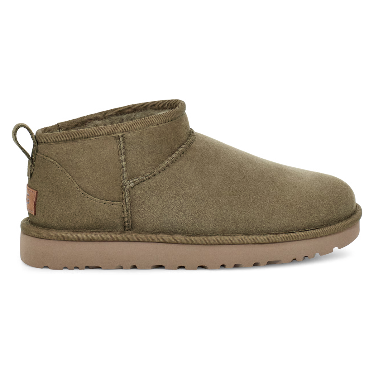 UGG Classic Ultra Mini Antilope - Khaki – productfoto 1
