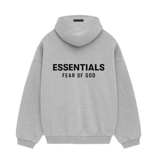 Essentials FW24 Hoodie Light Heather Grey - Lichtgrijs