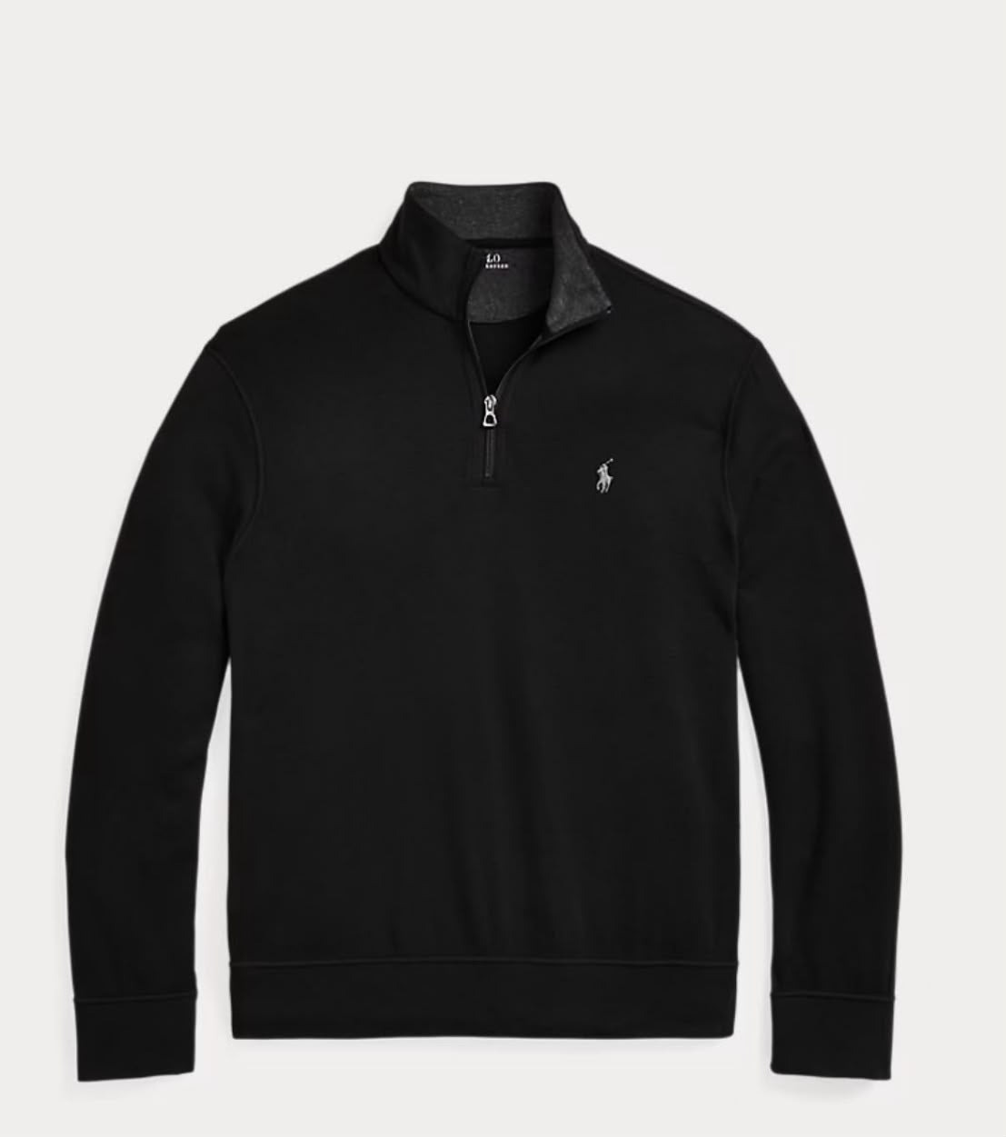 Ralph Lauren half zip – Zwart