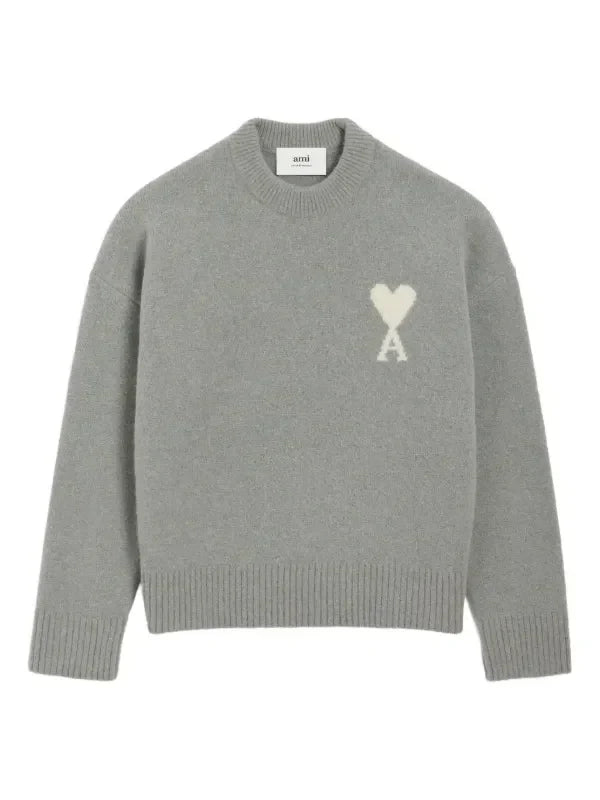 Ami Paris Heart Logo Sweater – productfoto 3